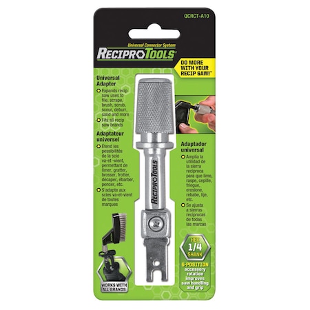 Reciprotools Recipro Universal Adapter for Reciprocating Saws - RCT-A10